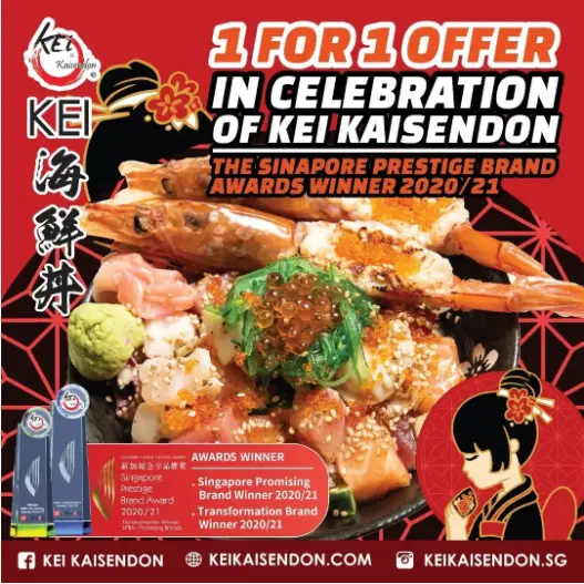 KEI KAISENDON MENU SINGAPORE 