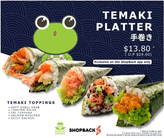 SAKAE SUSHI MENU SINGAPORE 