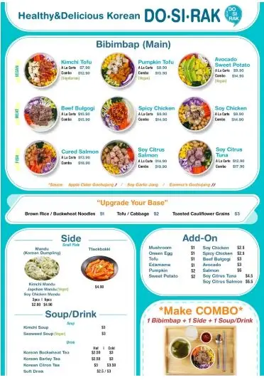 Dosirak Menu Singapore