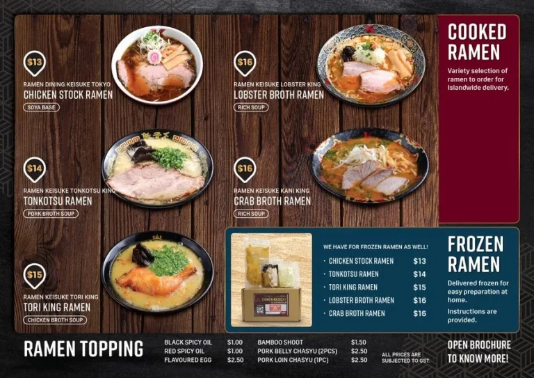 KEISUKE MENU SINGAPORE