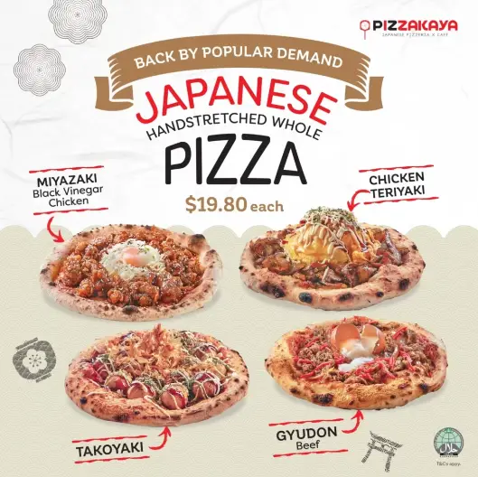 PIZZAKAYA MENU SINGAPORE