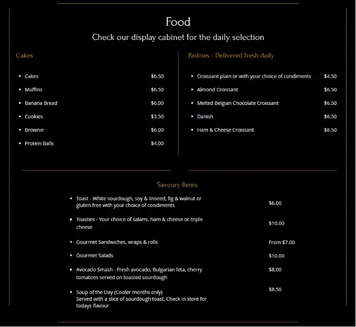 TEA APOTHECARY MENU SINGAPORE