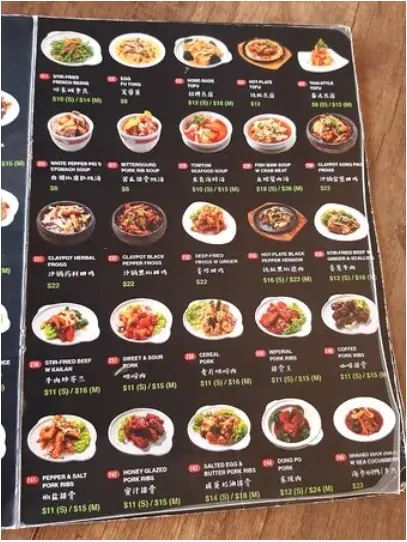 MONGKOK MENU SINGAPORE