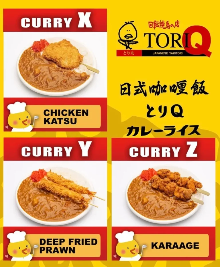 TORI Q MENU SINGAPORE