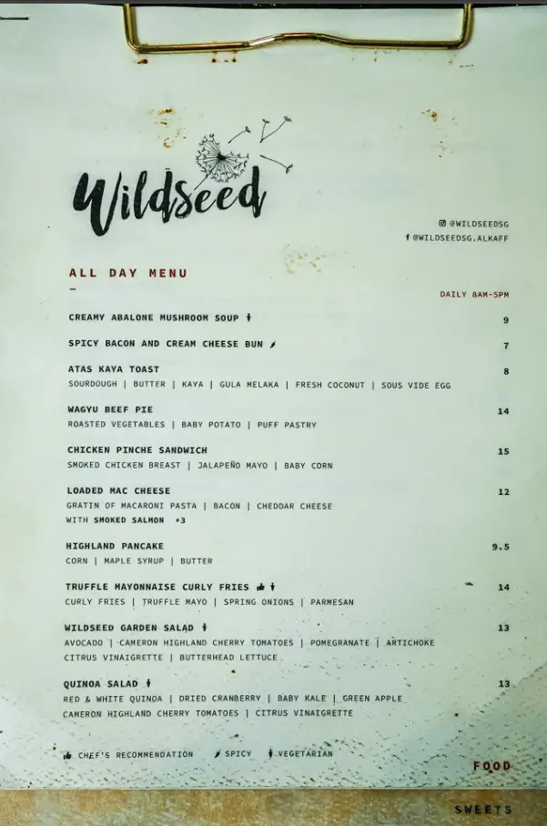 WILDSEED CAFE SINGAPORE