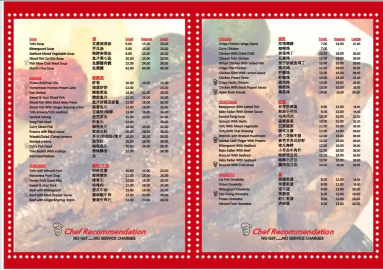 DIFFERNENT TASTE CAFE & RESTAURANT MENU