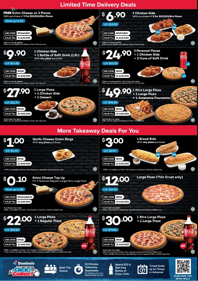 DOMINO’S MENU SINGAPORE