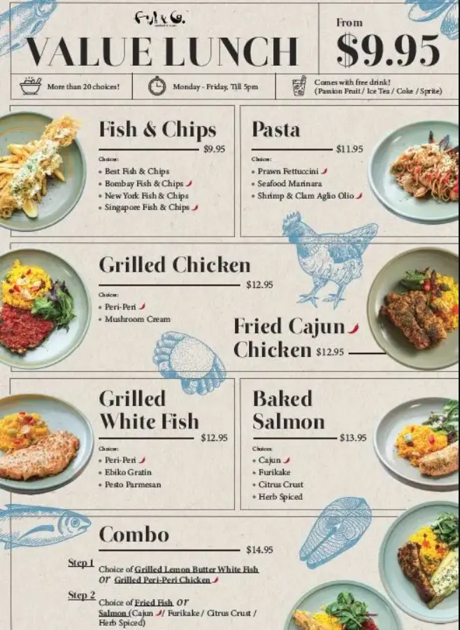 FISH AND CO MENU SINGAPORE