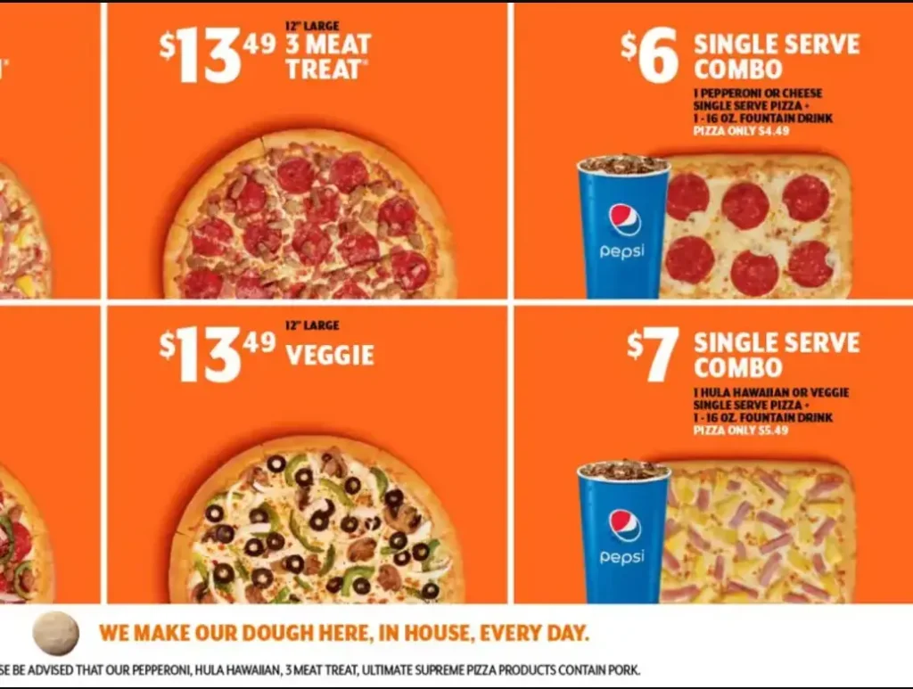 LITTLE CAESARS PIZZA MENU SINGAPORE